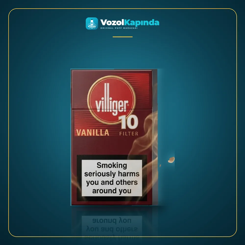 Villiger Vanilla sigarillo 10’s ürün görseli, orijinal sigarillo