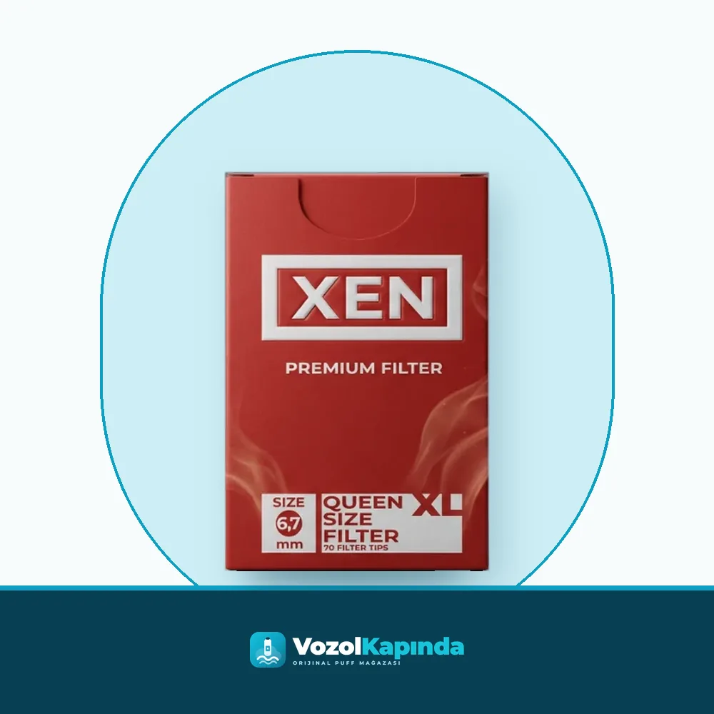 Xen premium Queen sarma filtresi 6,7mm Ürün Görseli Xen premium Queen sarma filtresi 6,7mm paket görünümü