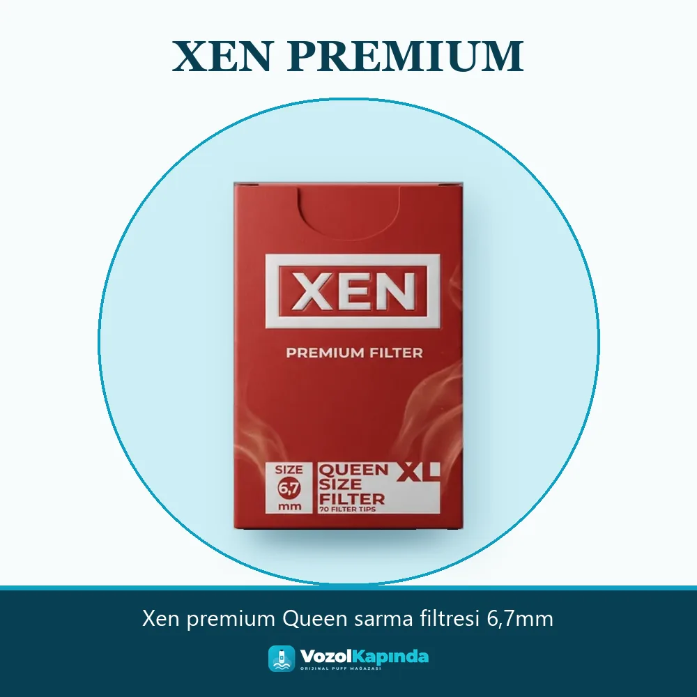 Xen premium Queen sarma filtresi 6,7mm Sipariş Bilgileri Xen premium Queen sarma filtresi 6,7mm sipariş avantajları: kapıda ödeme ve gizli paket