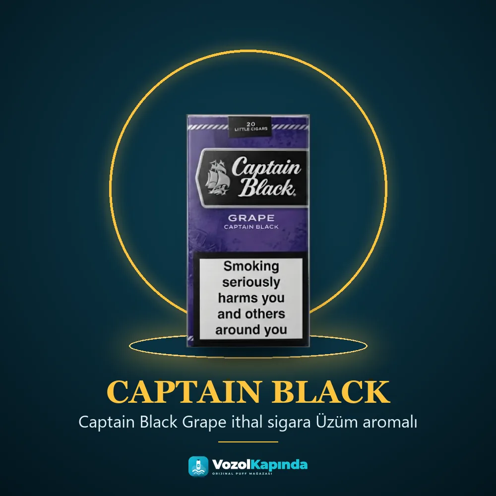 Captain Black Grape ithal sigara Üzüm aromalı Sipariş Bilgileri Captain Black Grape ithal sigara Üzüm aromalı sipariş avantajları: kapıda ödeme ve gizli paket