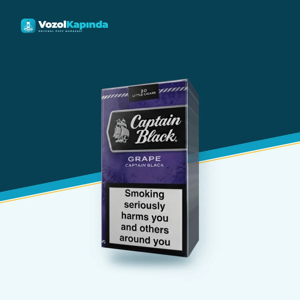 Captain Black Grape ithal sigara Üzüm aromalı Orijinal Ambalaj Captain Black Grape ithal sigara Üzüm aromalı ürün görseli, orijinal sigara