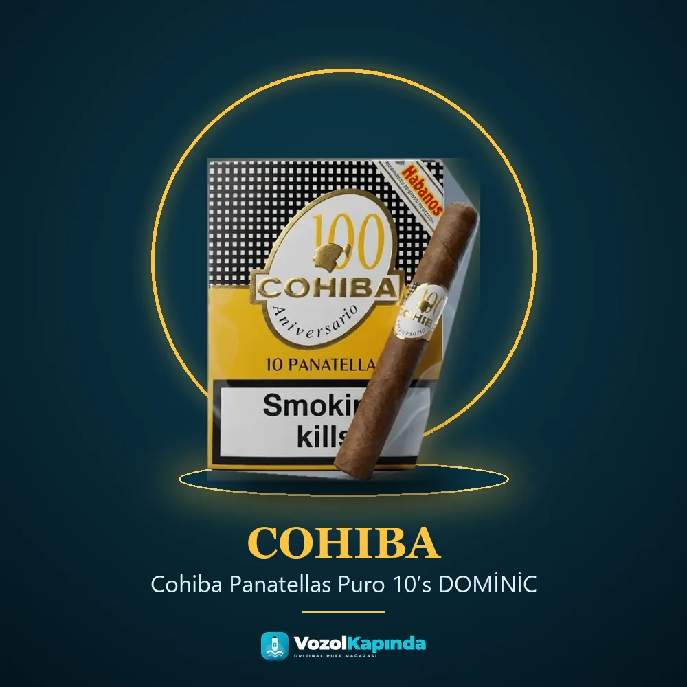 Cohiba Panatellas Puro 10’s DOMİNİC sipariş avantajları: kapıda ödeme ve gizli paket
