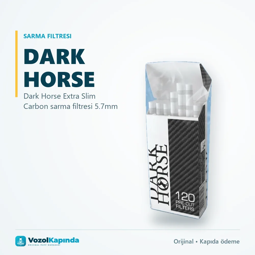 Dark Horse Extra Slim Carbon sarma filtresi 5.7mm Bilgi Kartı Dark Horse Extra Slim Carbon sarma filtresi 5.7mm sipariş avantajları: kapıda ödeme ve gizli paket