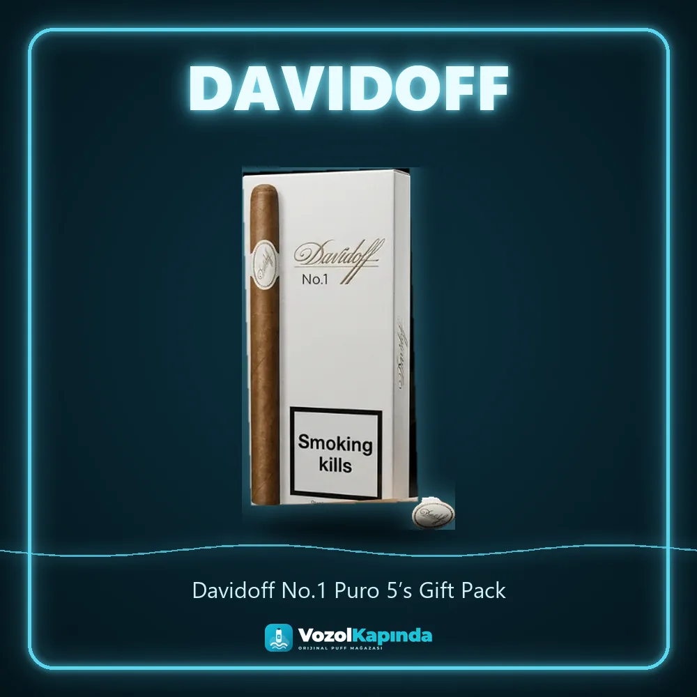Davidoff No.1 Puro 5’s Gift Pack özellikleri: orijinal ürün, kapıda ödeme, gizli paket