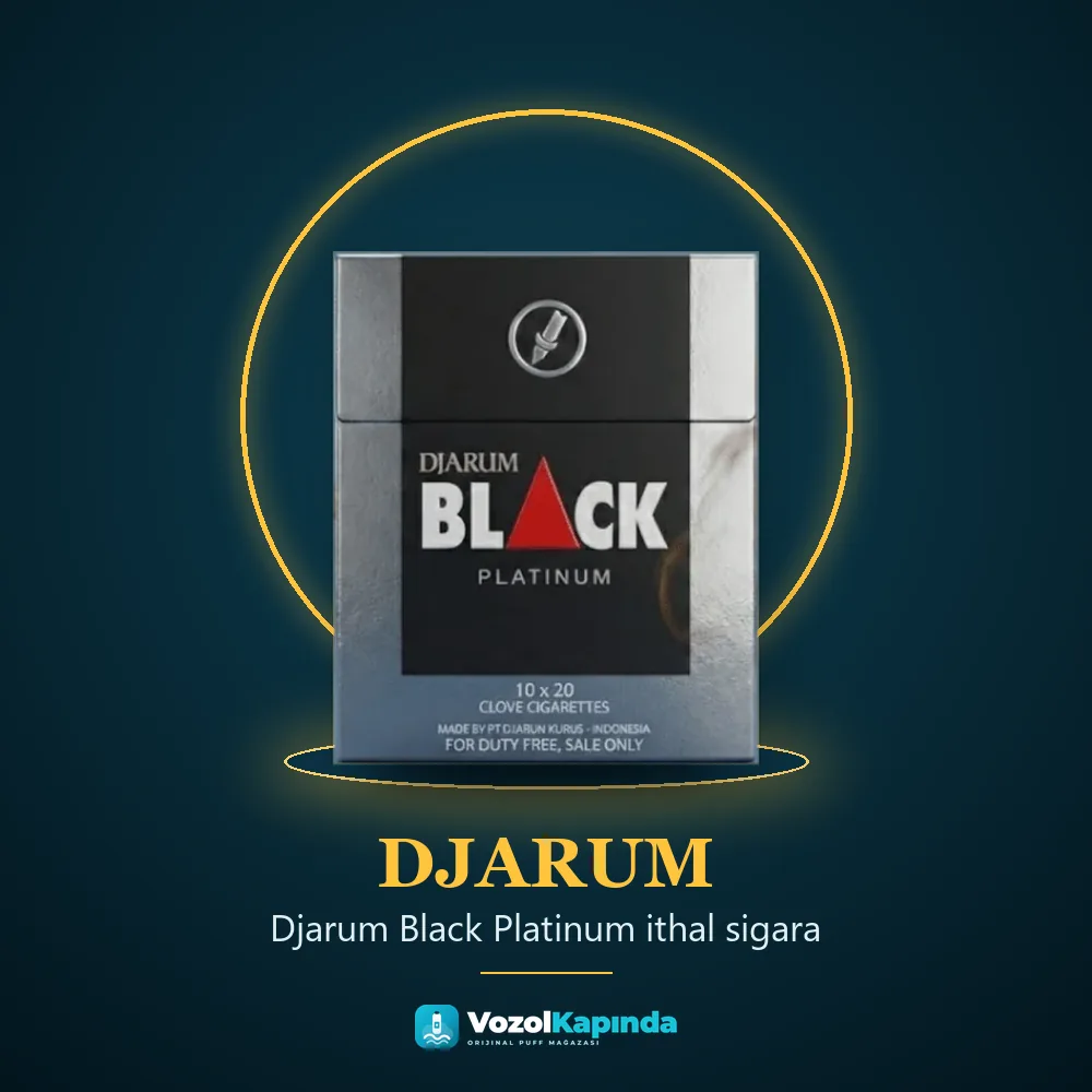 Djarum Black Platinum ithal sigara Özellikleri Djarum Black Platinum ithal sigara sipariş avantajları: kapıda ödeme ve gizli paket