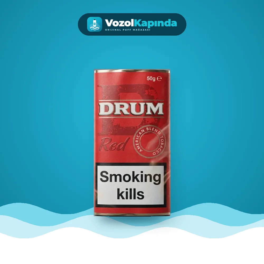 Drum Red İthal Tütün 50gr Satın Al Drum Red İthal Tütün 50gr fiyatı ve siparişi, Vozol Kapında
