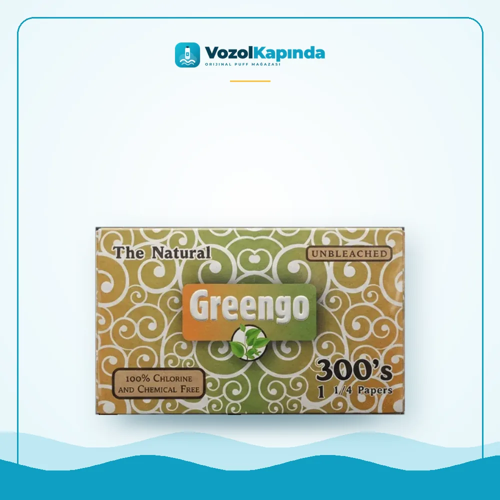 Greengo Natural Unbleached 300’s sarma kağıdı satın al, Vozol Kapında
