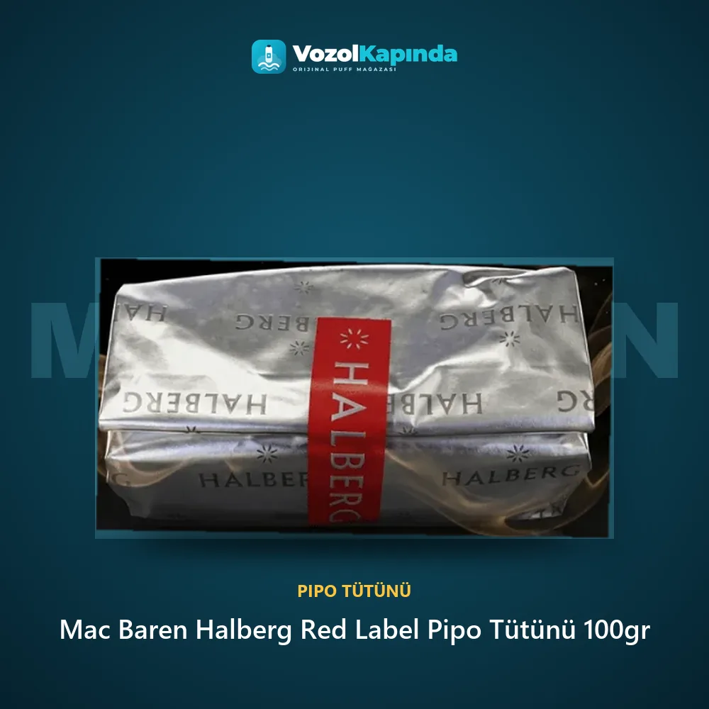Mac Baren Halberg Red Label Pipo Tütünü 100gr Özellikleri Mac Baren Halberg Red Label Pipo Tütünü 100gr sipariş avantajları: kapıda ödeme ve gizli paket