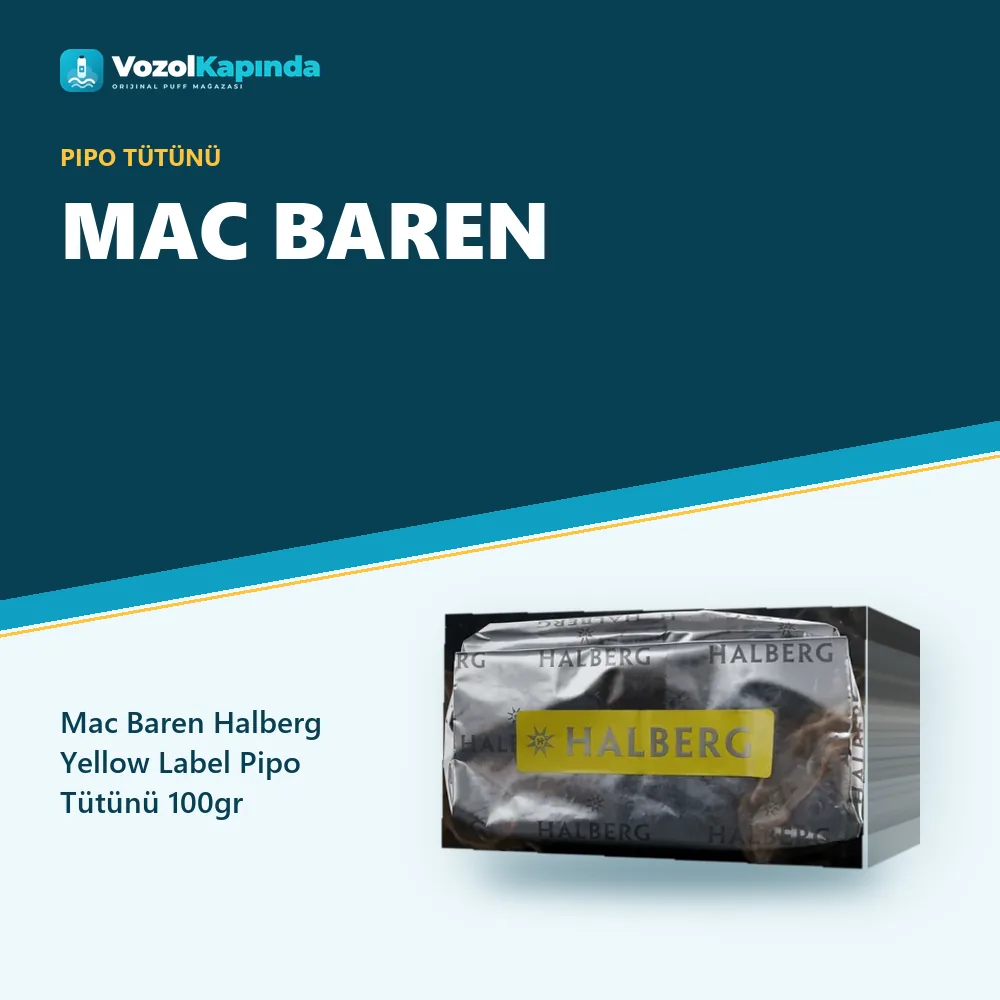 Mac Baren Halberg Yellow Label Pipo Tütünü 100gr Sipariş Bilgileri Mac Baren Halberg Yellow Label Pipo Tütünü 100gr özellikleri: orijinal ürün, kapıda ödeme, gizli paket