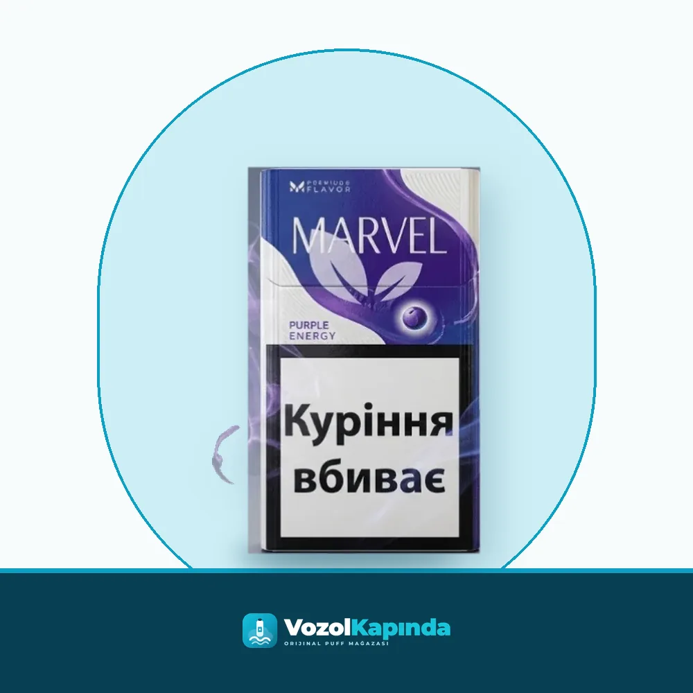 Marvel Compact Purple Energy Click Sigara ürün görseli, orijinal sigara