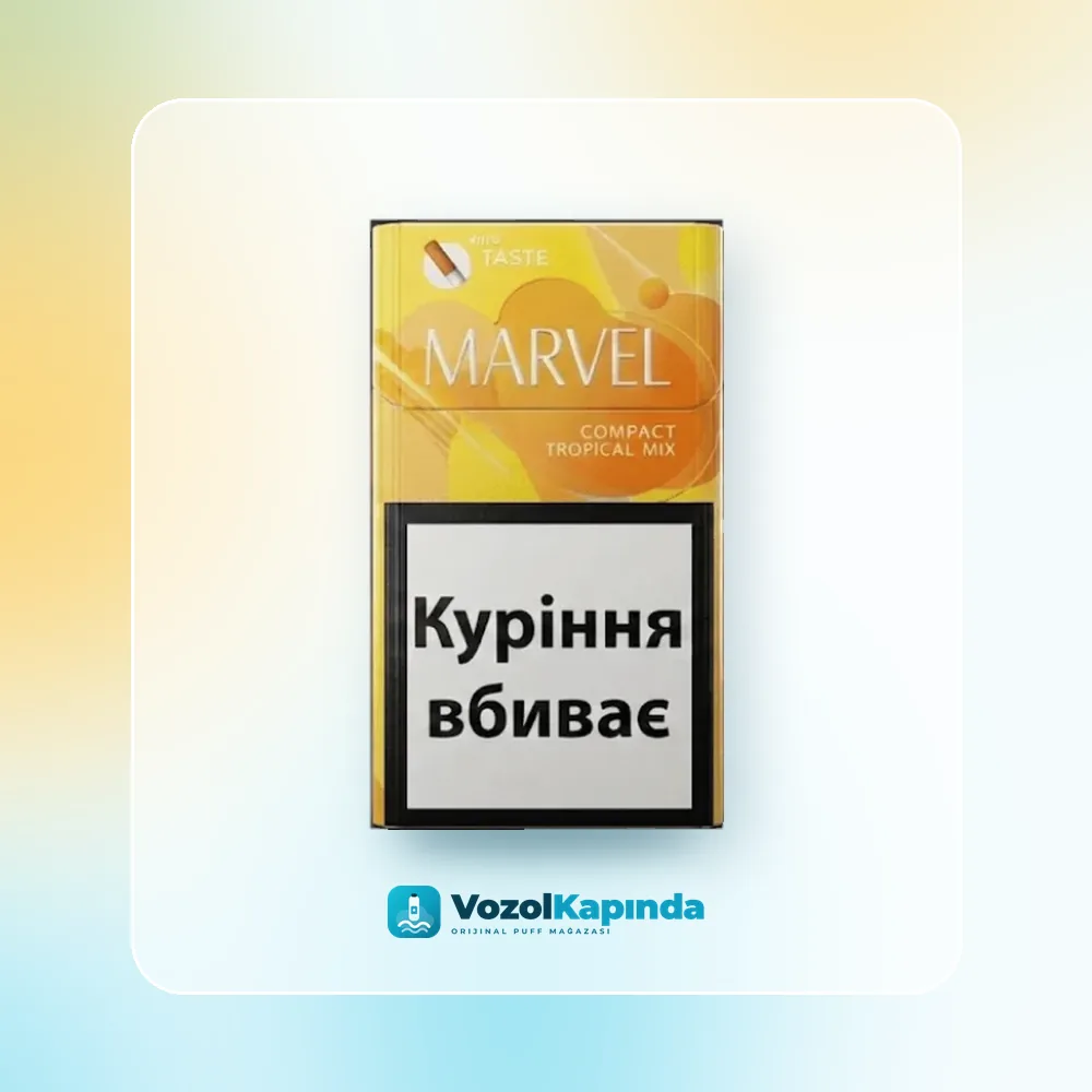 Marvel Compact Tropical Mix ithal sigara Sipariş Marvel Compact Tropical Mix ithal sigara, Vozol Kapında orijinal sigara