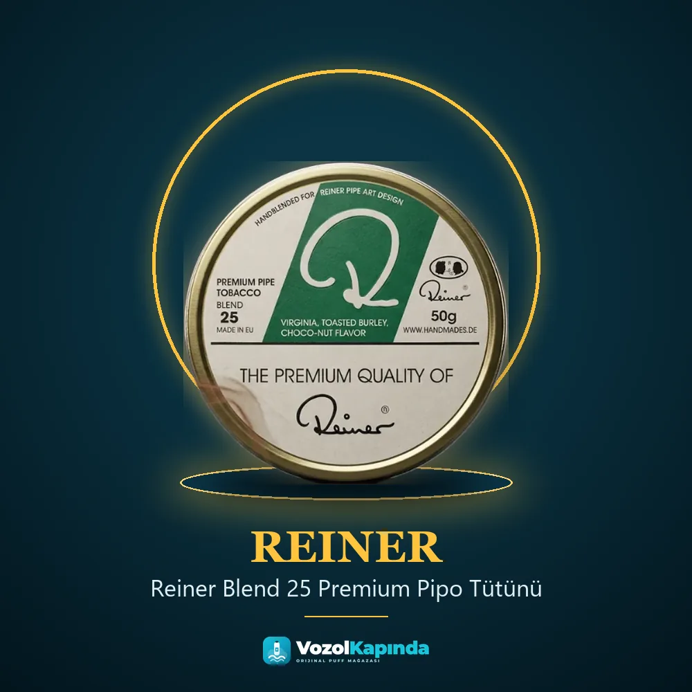 Reiner Blend 25 Premium Pipo Tütünü bilgi kartı, orijinal pipo tütünü