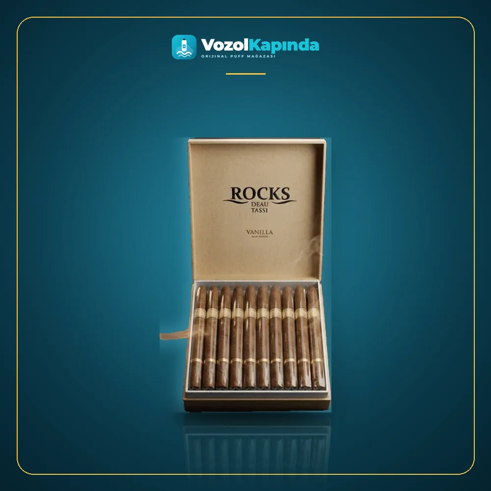 Rocks Demi Taste sigarillo 30’s Paket Görünümü Rocks Demi Taste sigarillo 30’s ön yüz görseli, orijinal ambalaj