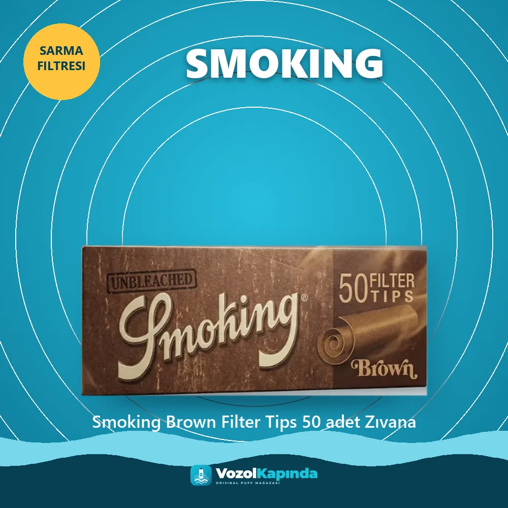 Smoking Brown Filter Tips 50 adet Zıvana Sipariş Bilgileri Smoking Brown Filter Tips 50 adet Zıvana özellikleri: orijinal ürün, kapıda ödeme, gizli paket