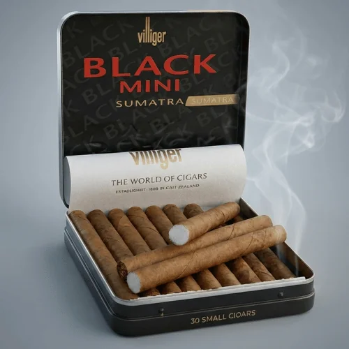 Villiger Black Mini Sumatra filtreli sigarillo – 10’s