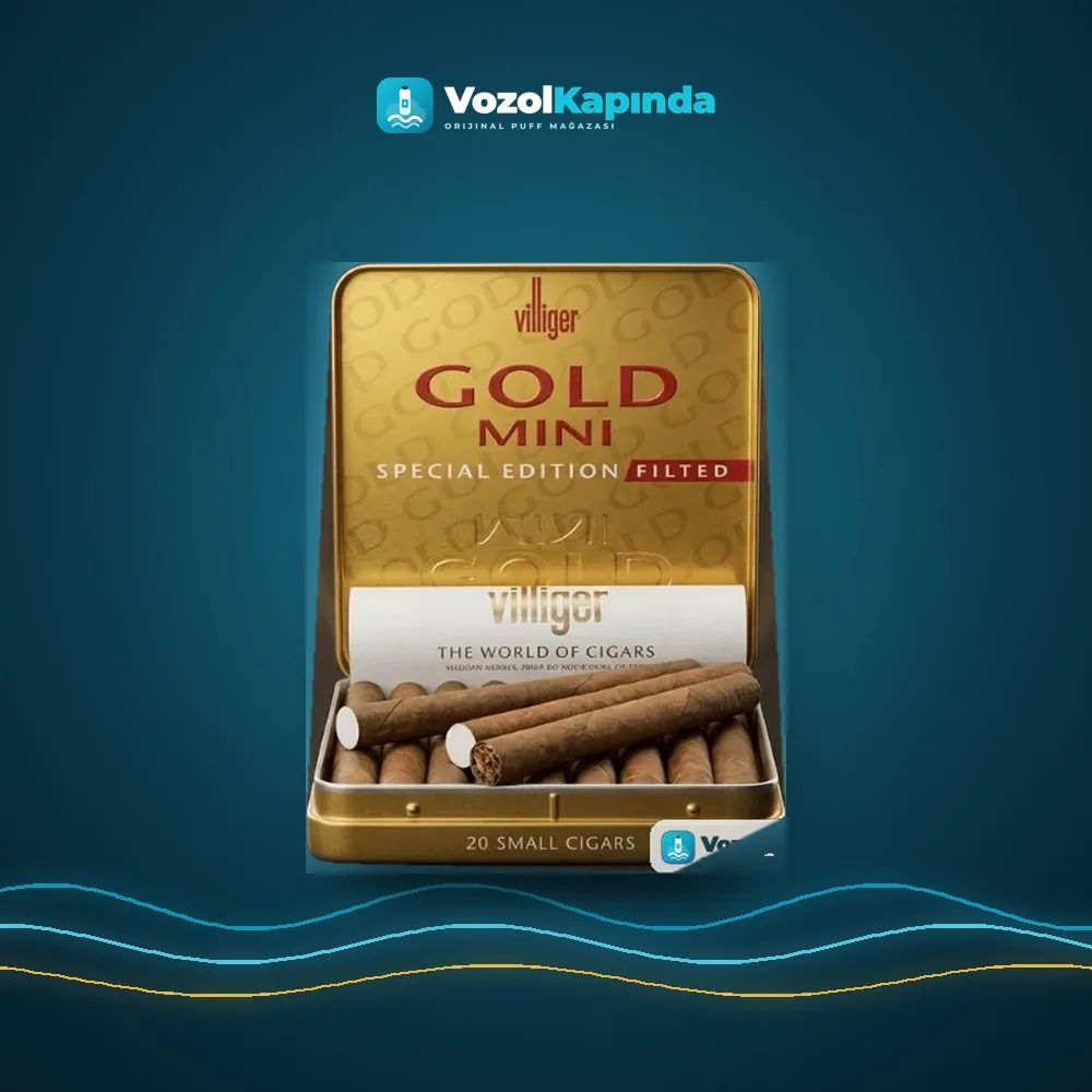Villiger Gold Mini Special Edition sigarillo 20’li Satın Al Villiger Gold Mini Special Edition sigarillo 20’li fiyatı ve siparişi, Vozol Kapında