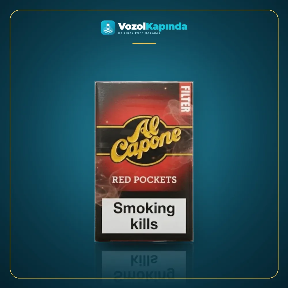 Al Capone Filter Red Pockets Sigarillo ön yüz görseli, orijinal ambalaj
