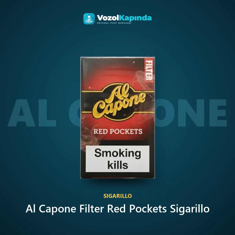 Al Capone Filter Red Pockets Sigarillo sipariş avantajları: kapıda ödeme ve gizli paket