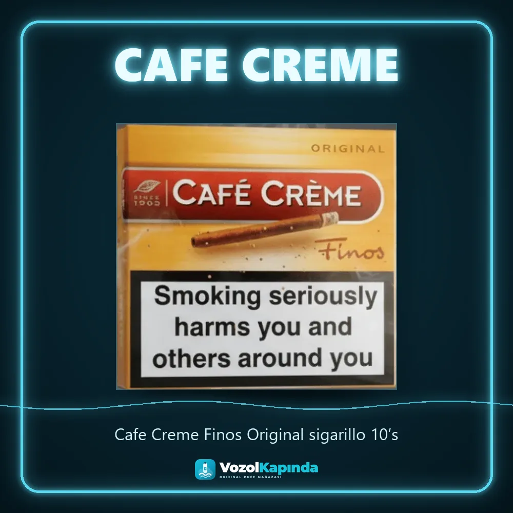 Cafe Creme Finos Original sigarillo 10’s özellikleri: orijinal ürün, kapıda ödeme, gizli paket