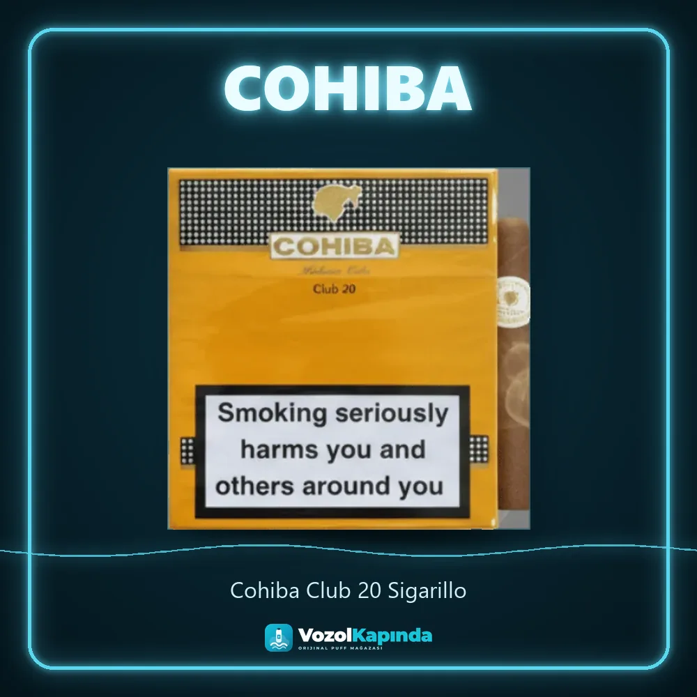 Cohiba Club 20 Sigarillo sipariş avantajları: kapıda ödeme ve gizli paket