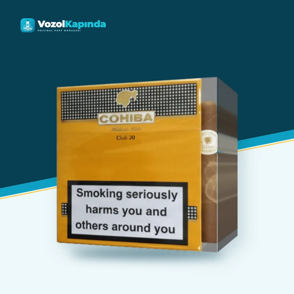 Cohiba Club 20 Sigarillo ön yüz görseli, orijinal ambalaj