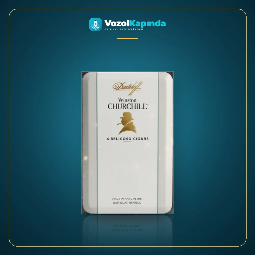 Davidoff Churchill Belicoso Puro 4’s Gift Pack Paket Görünümü Davidoff Churchill Belicoso Puro 4’s Gift Pack paket görünümü