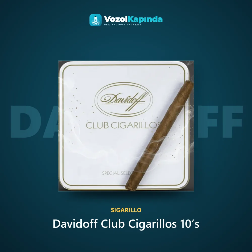 Davidoff Club Cigarillos 10’s Özellikleri Davidoff Club Cigarillos 10’s sipariş avantajları: kapıda ödeme ve gizli paket
