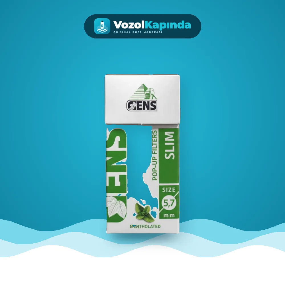 ENS Slim Mentollü Sigara Sarma Filtresi fiyatı ve siparişi, Vozol Kapında
