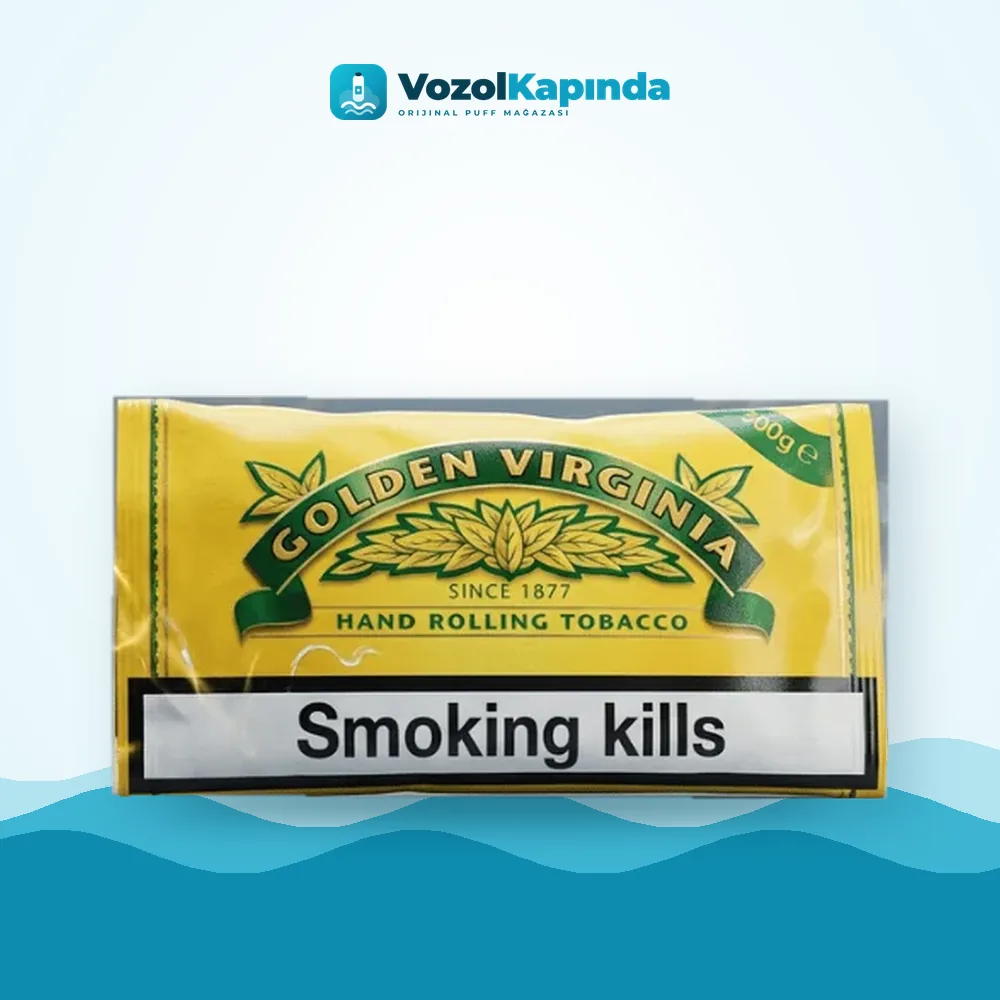 Golden Virginia Sarı ithal tütün 50gr FREESHOP paket görünümü