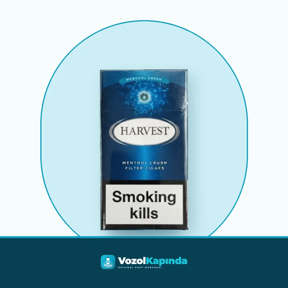 Harvest Menthol Crush Superslim sigara paket görünümü