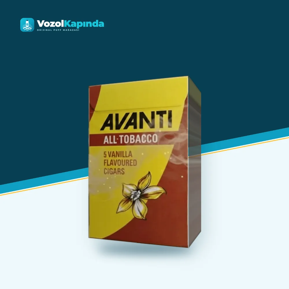 Avanti All Tobacco Vanilla Puro Vanilya aromalı Ürün Görseli Avanti All Tobacco Vanilla Puro Vanilya aromalı paket görünümü