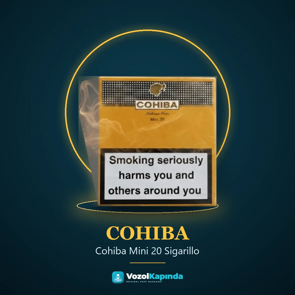 Cohiba Mini 20 Sigarillo Bilgi Kartı Cohiba Mini 20 Sigarillo bilgi kartı, orijinal sigarillo