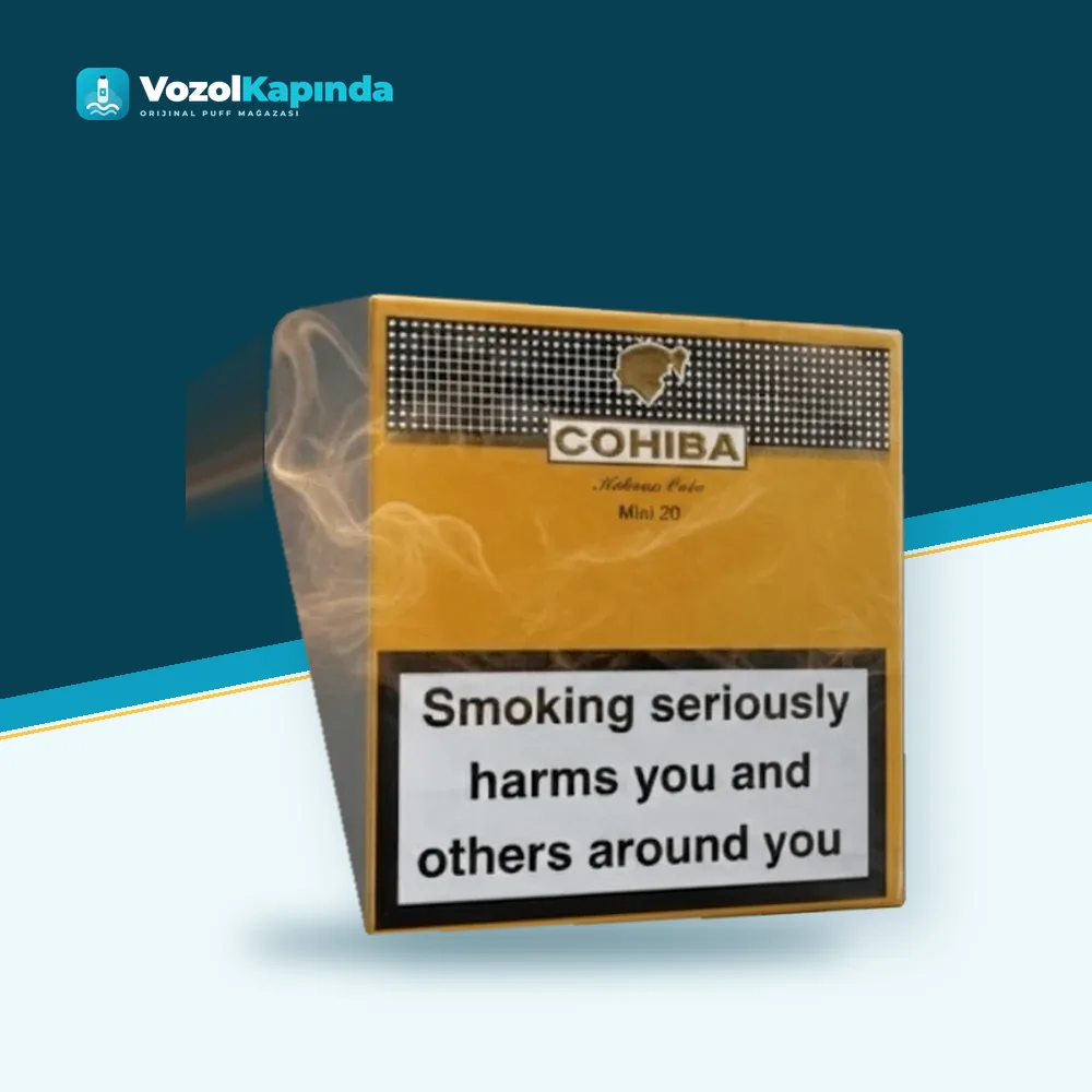 Cohiba Mini 20 Sigarillo Ürün Görseli Cohiba Mini 20 Sigarillo paket görünümü