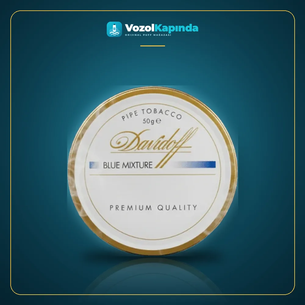 Davidoff Blue Mixture Pipo Tütünü Orijinal Ambalaj Davidoff Blue Mixture Pipo Tütünü ürün görseli, orijinal pipo tütünü