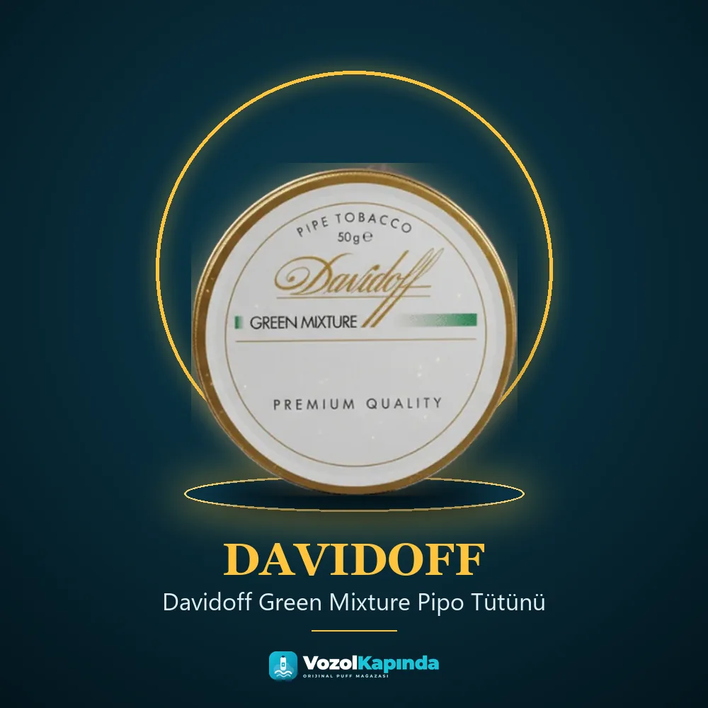 Davidoff Green Mixture Pipo Tütünü bilgi kartı, orijinal pipo tütünü