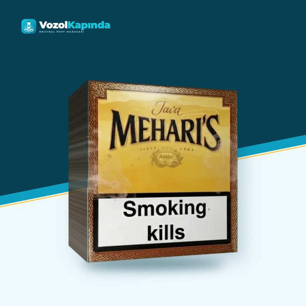 Mehari’s Java Sigarillo 20’s Orijinal Ambalaj Mehari’s Java Sigarillo 20’s paket görünümü