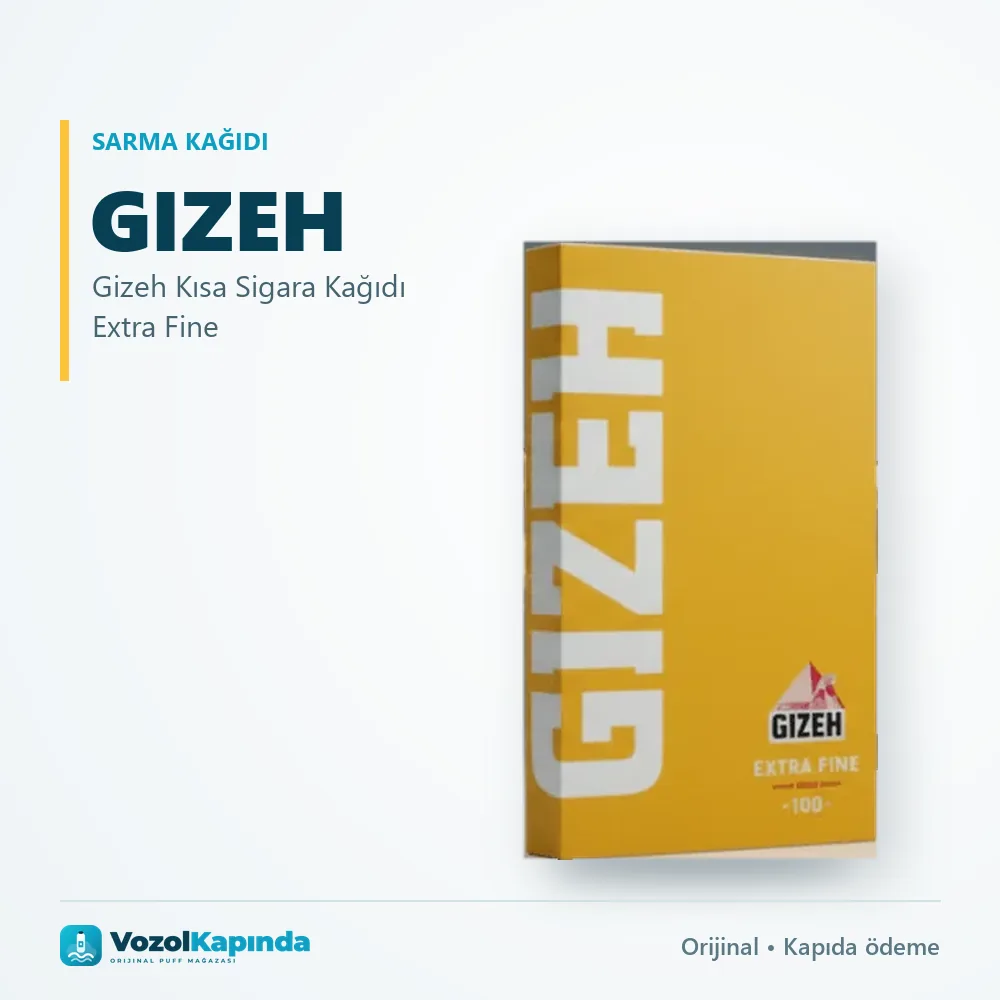 Gizeh Kısa Sigara Kağıdı Extra Fine Sipariş Bilgileri Gizeh Kısa Sigara Kağıdı Extra Fine özellikleri: orijinal ürün, kapıda ödeme, gizli paket