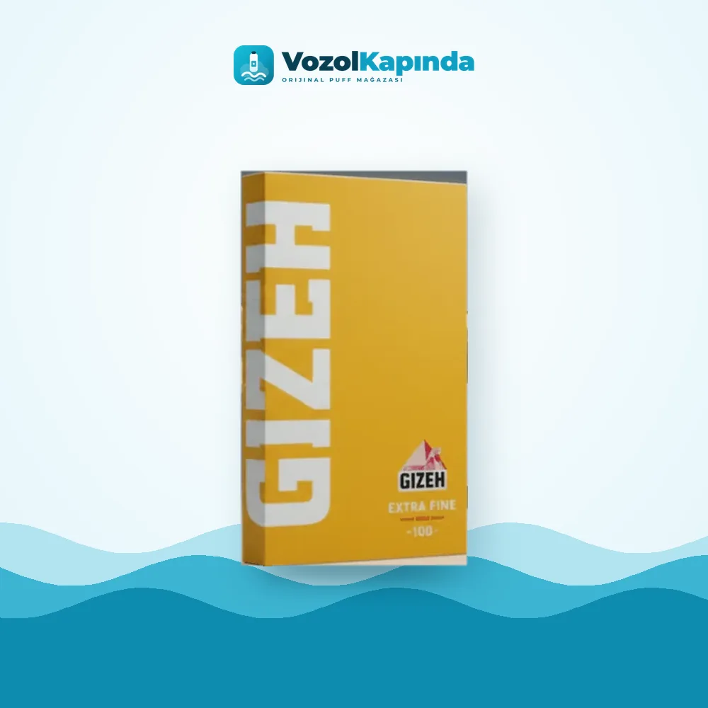 Gizeh Kısa Sigara Kağıdı Extra Fine Ürün Görseli Gizeh Kısa Sigara Kağıdı Extra Fine ürün görseli, orijinal sarma kağıdı