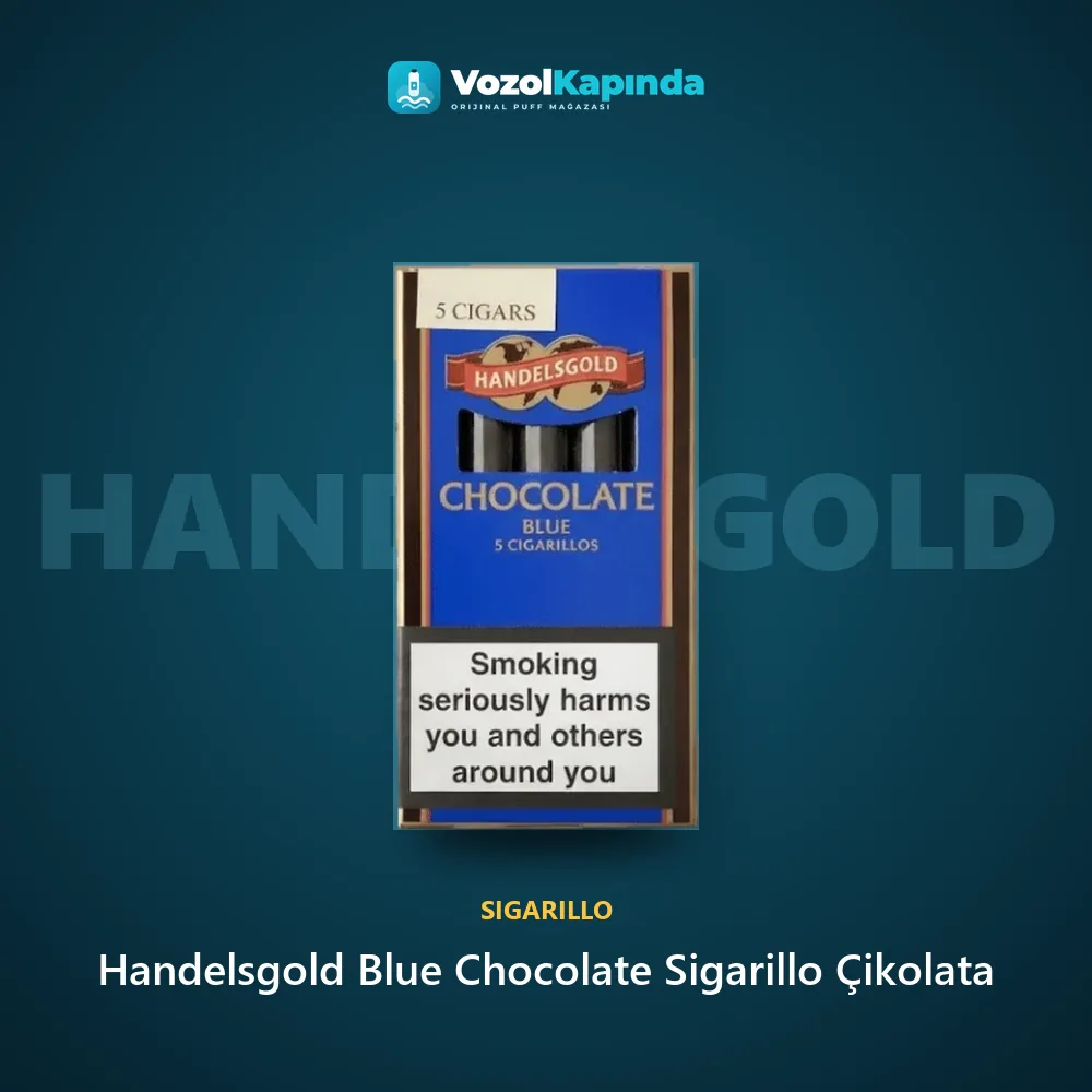 Handelsgold Blue Chocolate Sigarillo Çikolata Bilgi Kartı Handelsgold Blue Chocolate Sigarillo Çikolata özellikleri: orijinal ürün, kapıda ödeme, gizli paket