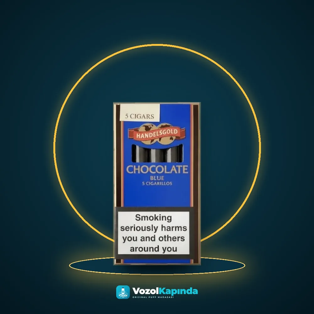 Handelsgold Blue Chocolate Sigarillo Çikolata Fiyatı Handelsgold Blue Chocolate Sigarillo Çikolata, Vozol Kapında orijinal sigarillo