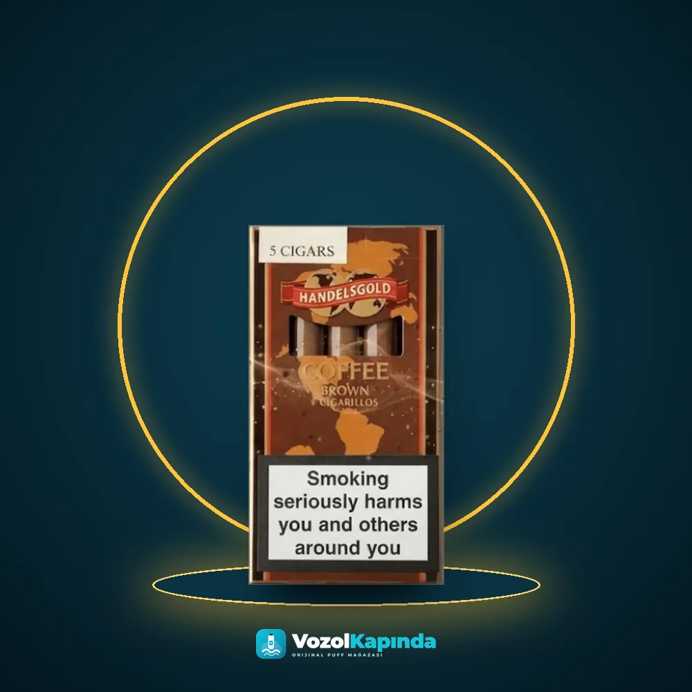 Handelsgold Brown Coffee sigarillo Kahve aromalı Sipariş Handelsgold Brown Coffee sigarillo Kahve aromalı satın al, Vozol Kapında