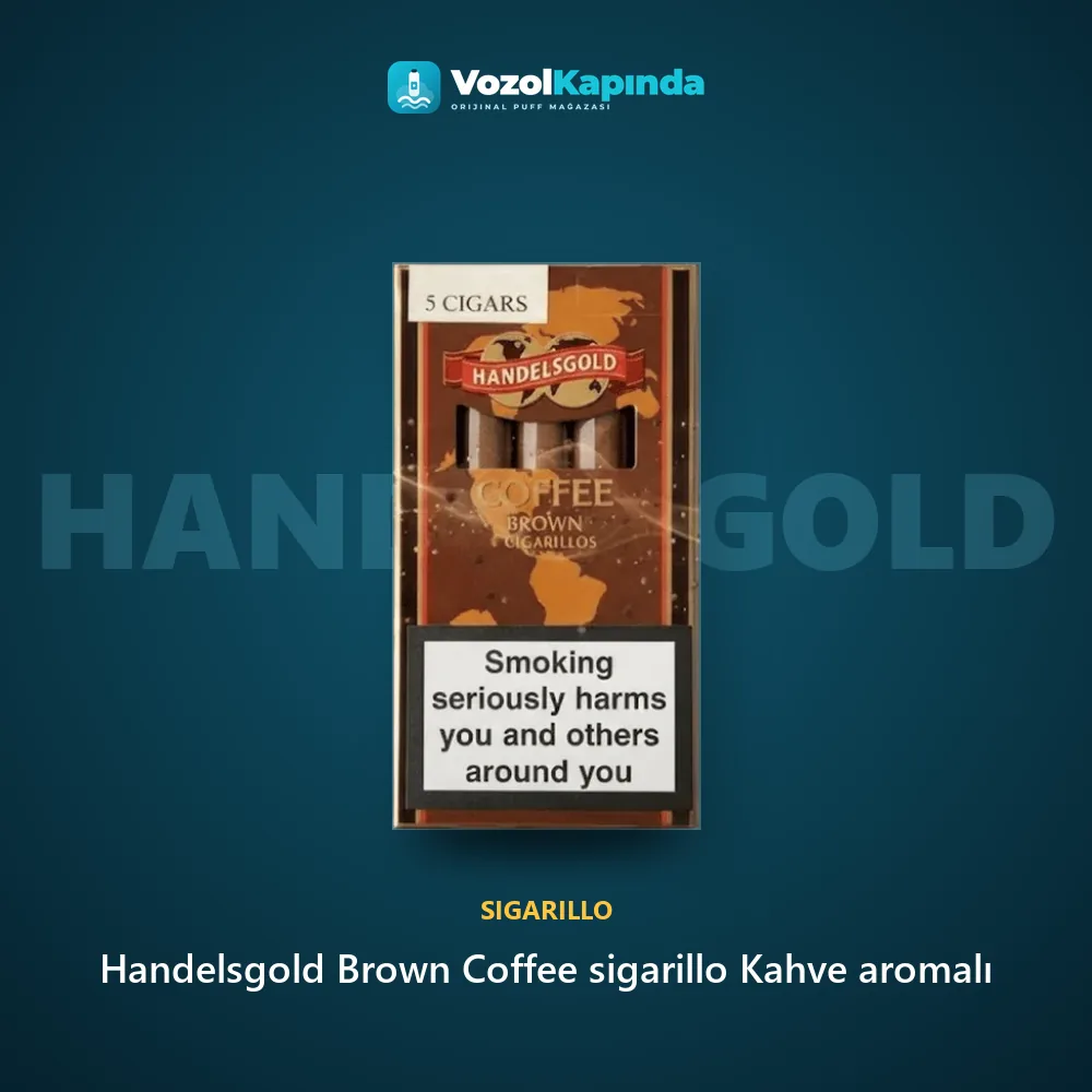 Handelsgold Brown Coffee sigarillo Kahve aromalı Sipariş Bilgileri Handelsgold Brown Coffee sigarillo Kahve aromalı sipariş avantajları: kapıda ödeme ve gizli paket