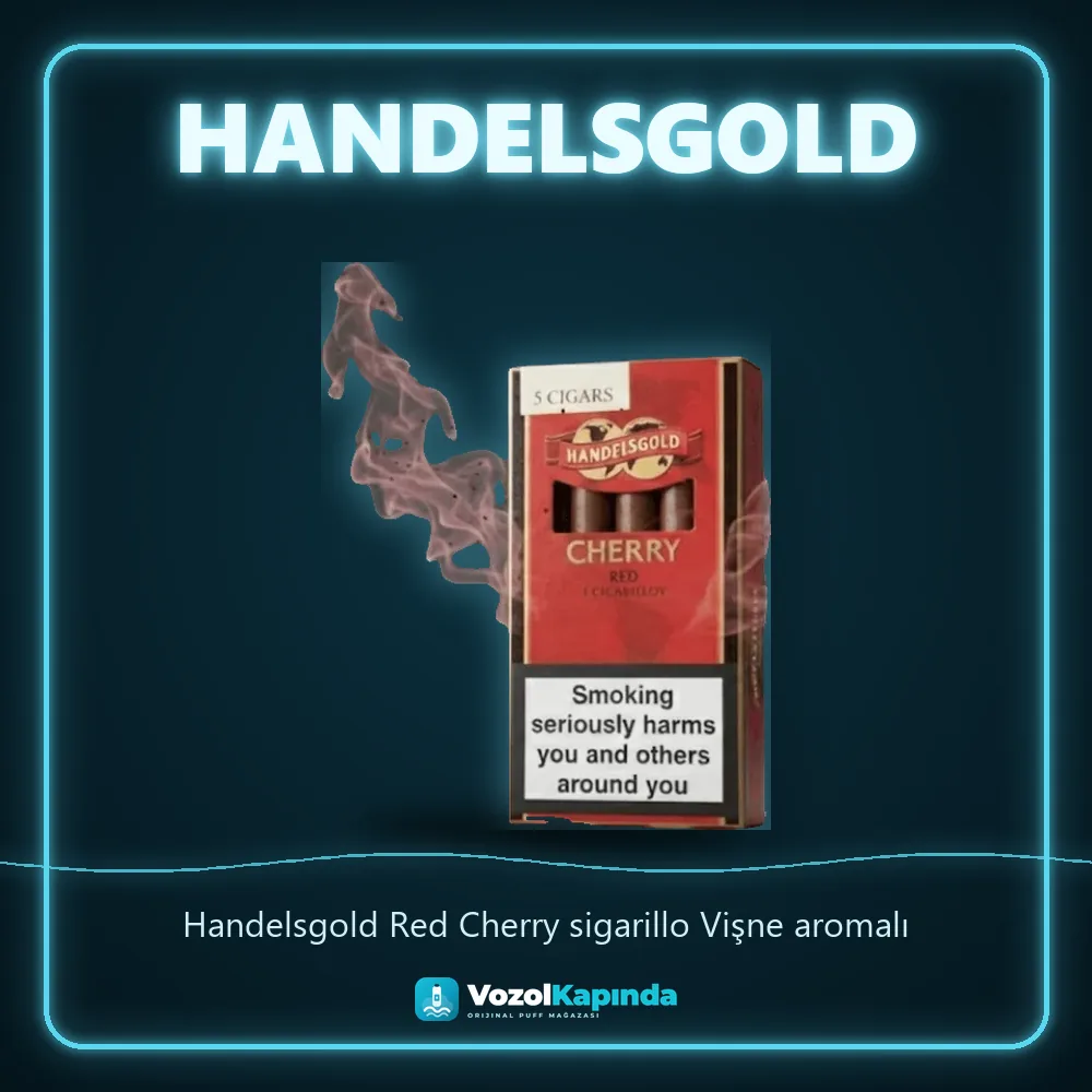 Handelsgold Red Cherry sigarillo Vişne aromalı Özellikleri Handelsgold Red Cherry sigarillo Vişne aromalı özellikleri: orijinal ürün, kapıda ödeme, gizli paket