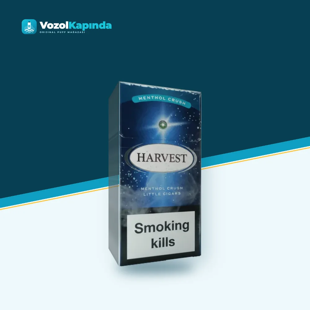Harvest Menthol Crush ithal sigara Orijinal Ambalaj Harvest Menthol Crush ithal sigara ürün görseli, orijinal sigara