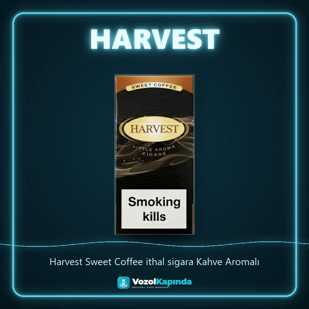 Harvest Sweet Coffee ithal sigara Kahve Aromalı özellikleri: orijinal ürün, kapıda ödeme, gizli paket