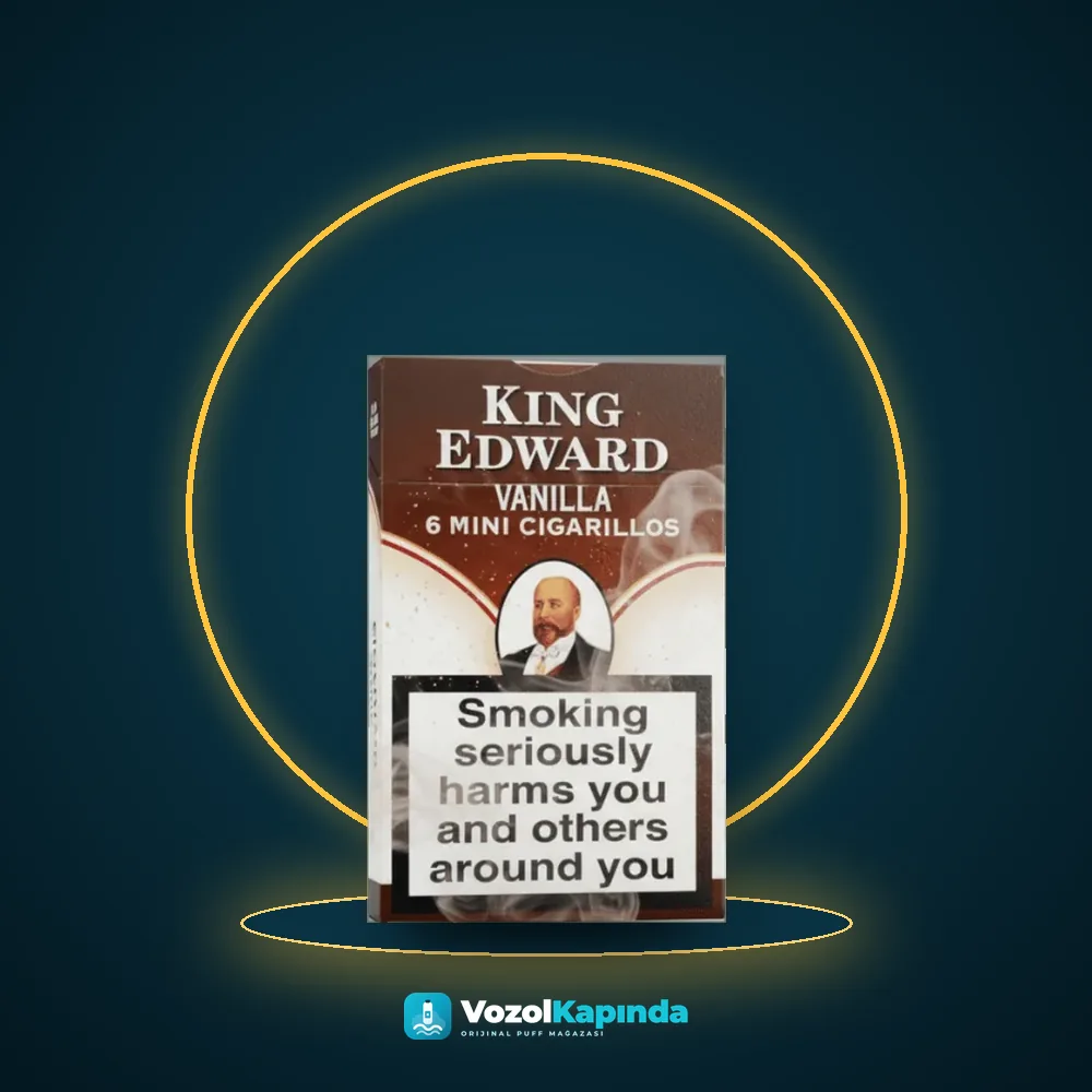 King Edward Vanilla 6 Mini Cigarillos Fiyatı King Edward Vanilla 6 Mini Cigarillos, Vozol Kapında orijinal sigarillo