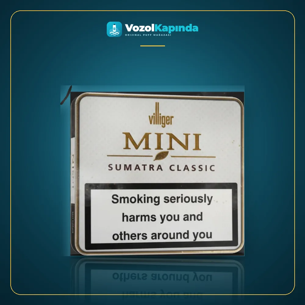 Villiger Mini Sumatra Classic Sigarillo 10’s Paket Görünümü Villiger Mini Sumatra Classic Sigarillo 10’s paket görünümü