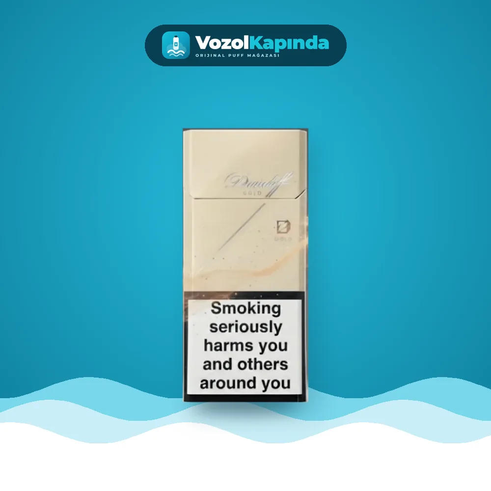 Davidoff Gold Slims ithal sigara, Vozol Kapında orijinal sigara