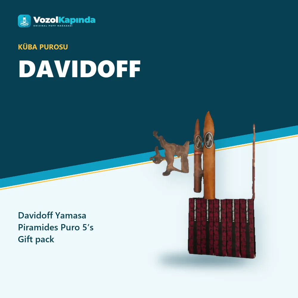 Davidoff Yamasa Piramides Puro 5’s Gift pack sipariş avantajları: kapıda ödeme ve gizli paket