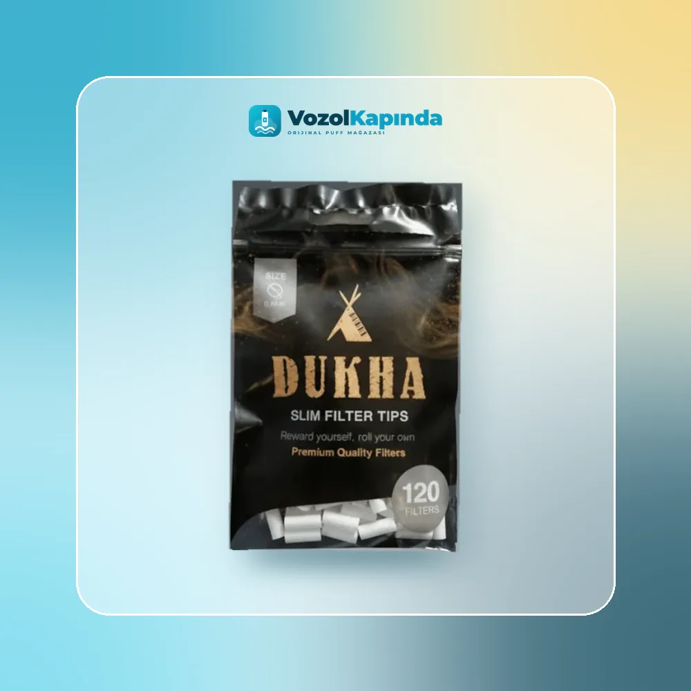 Dukha Slim sigara sarma filtresi 6mm paket görünümü